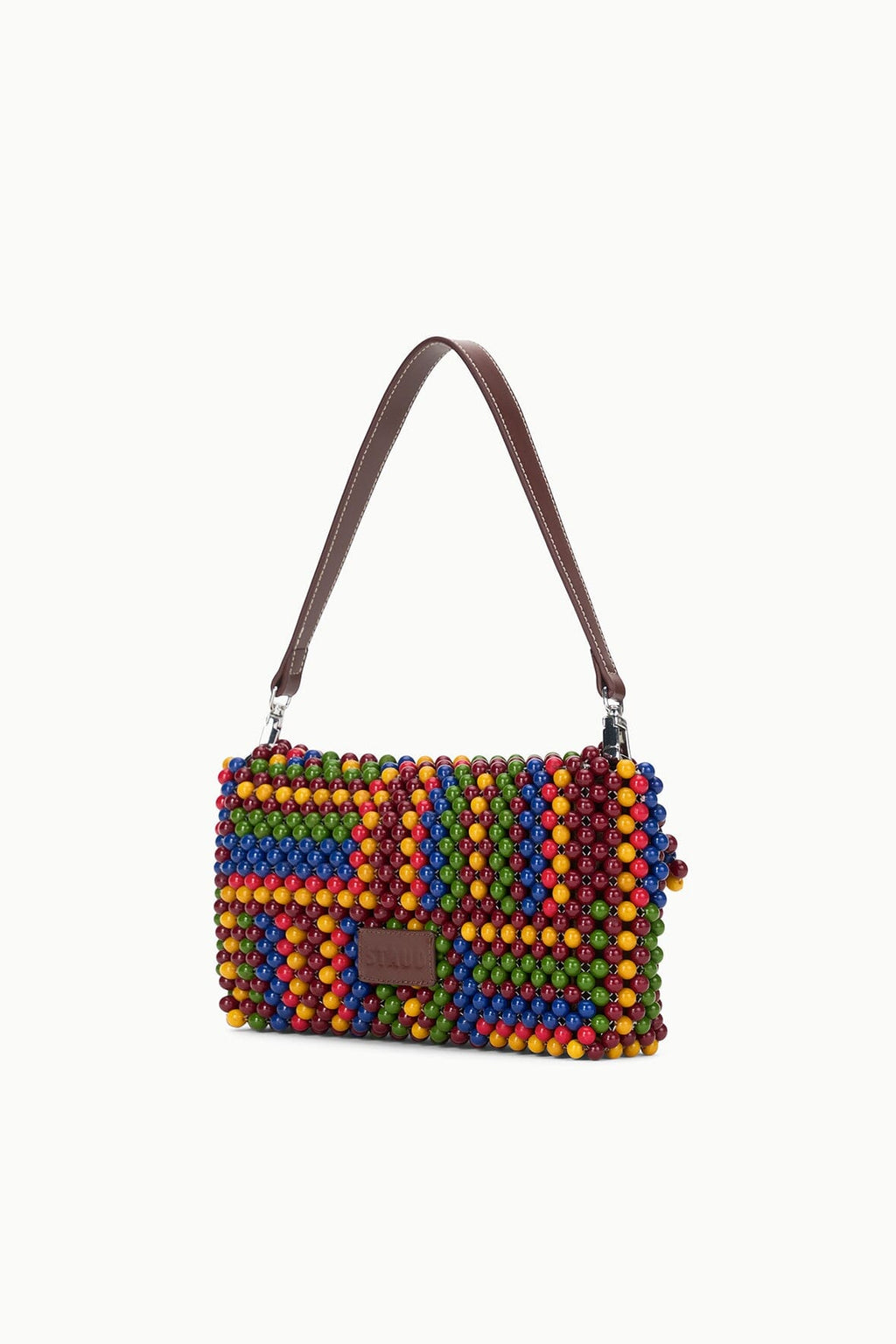 Staud Timmy Convertible Shoulder Bag - Jungle Stripe