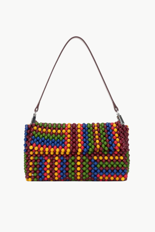 Staud Timmy Convertible Shoulder Bag - Jungle Stripe