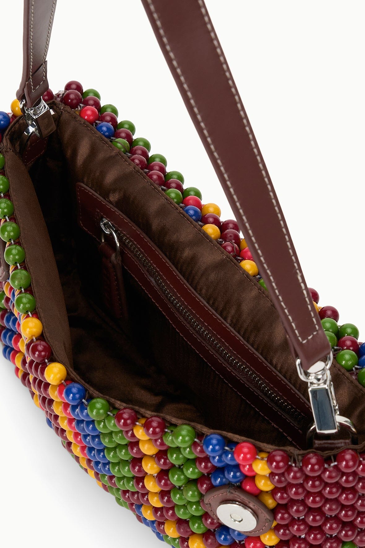Staud Timmy Convertible Shoulder Bag - Jungle Stripe