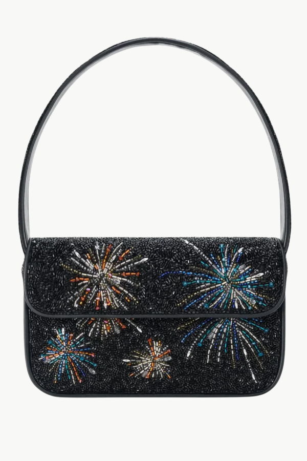 Staud Tommy Beaded Bag Handbag - Firework