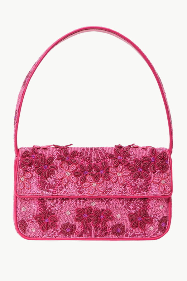 Staud Tommy Beaded Bag - Blossom Garden Party