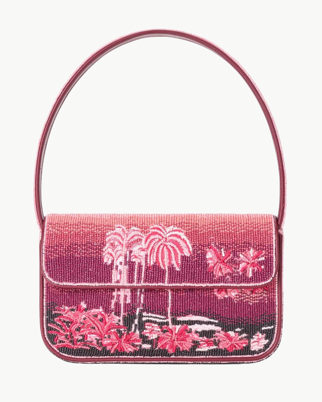 Staud Tommy Beaded Bag - California Clouds