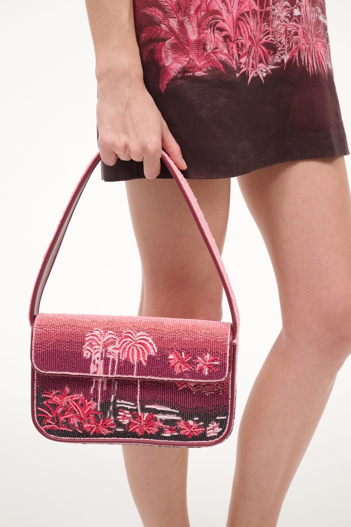 Staud Tommy Beaded Bag - California Clouds