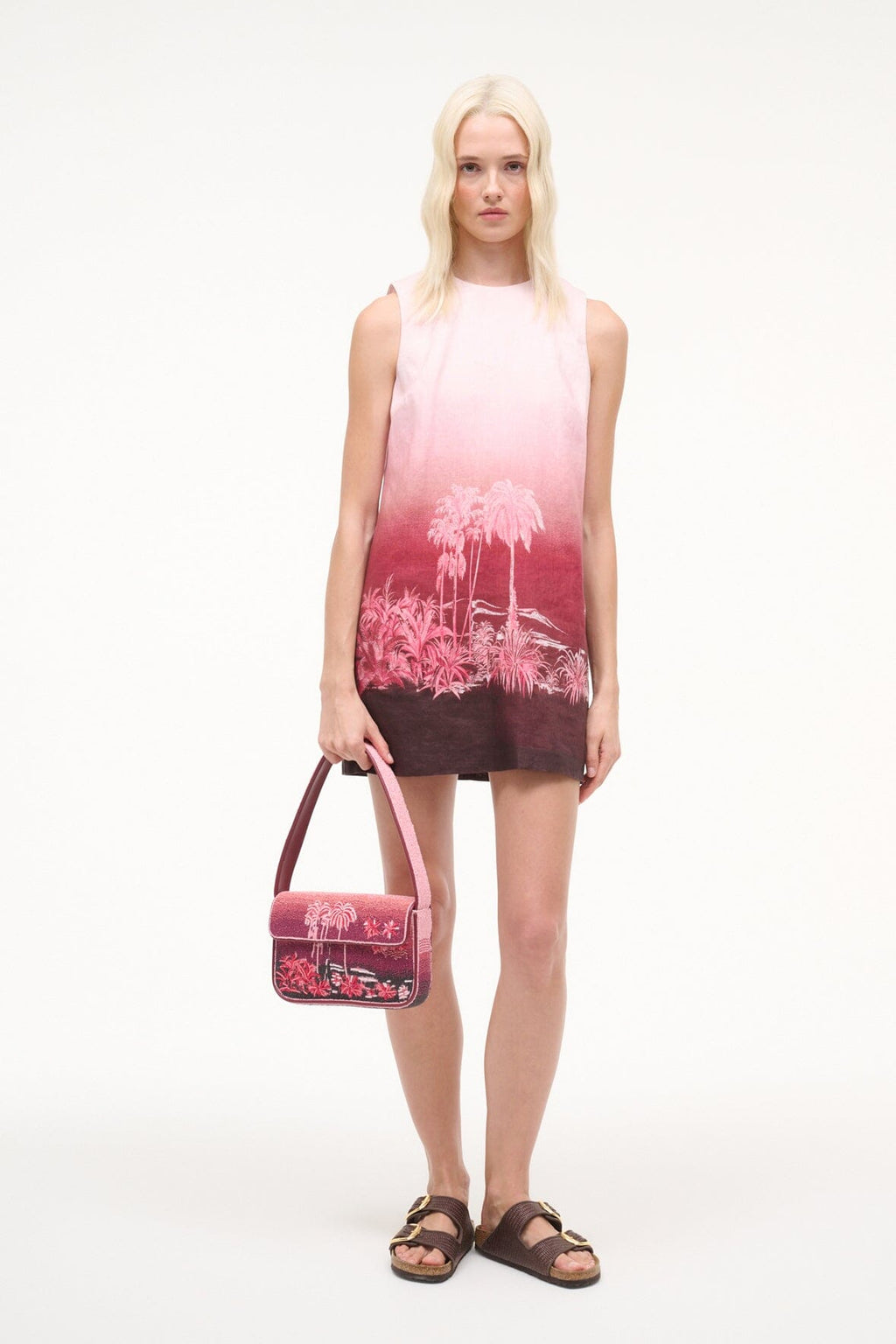 Staud Tommy Beaded Bag - California Clouds