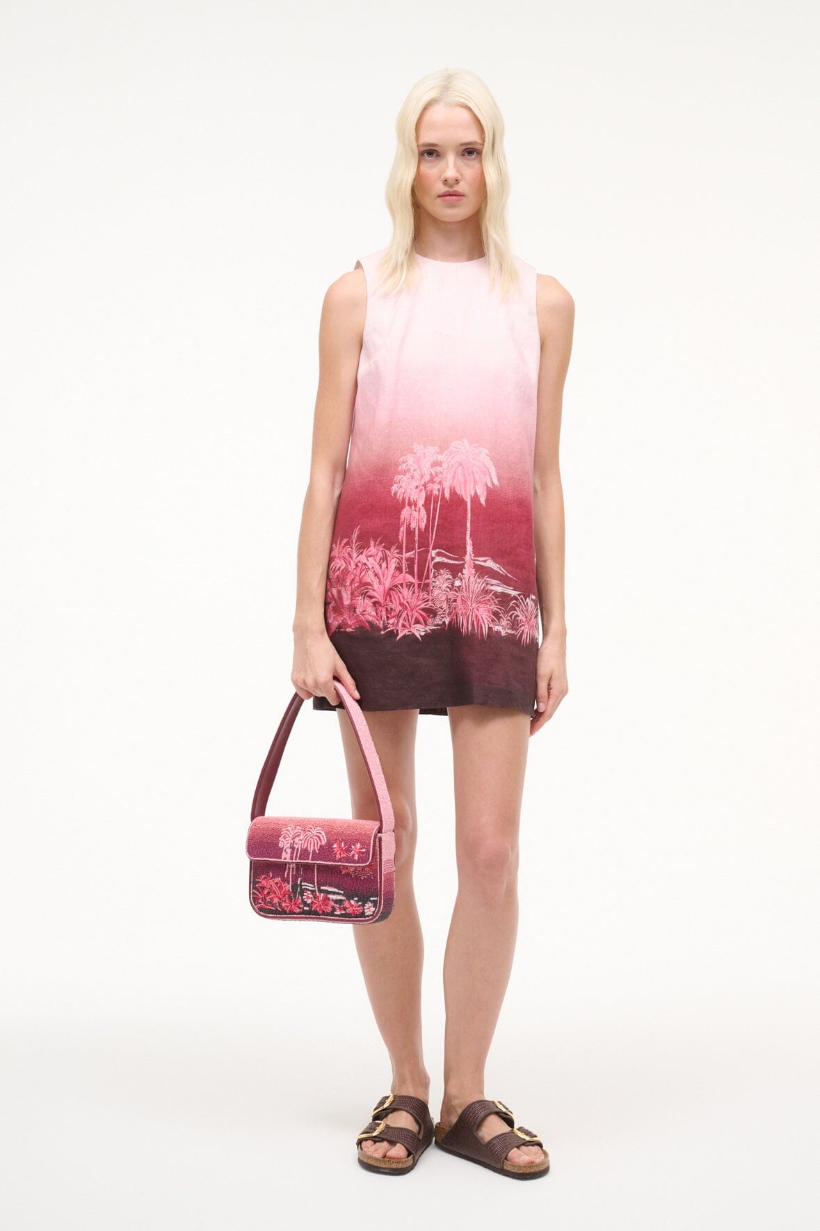 Staud Tommy Beaded Bag - California Clouds