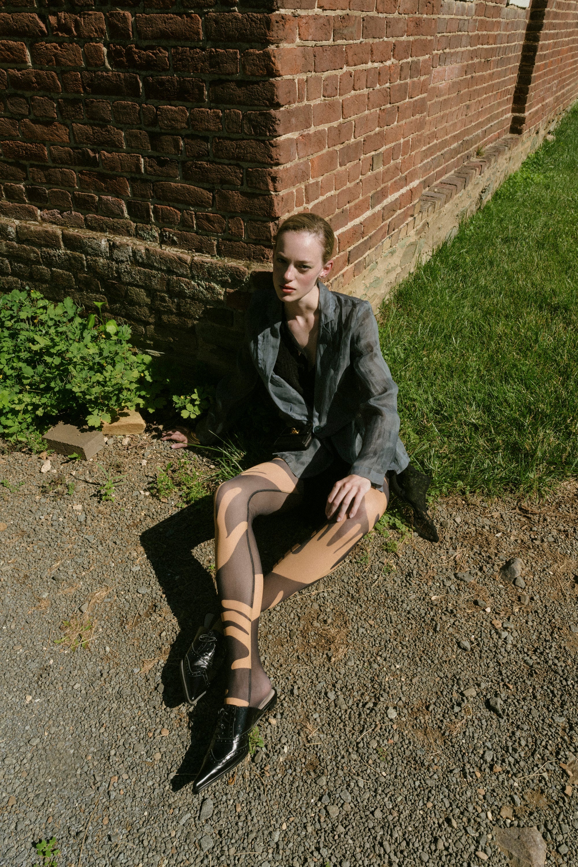 INTENTIONALLY __________. Tonian Lace-Up Flat Mule