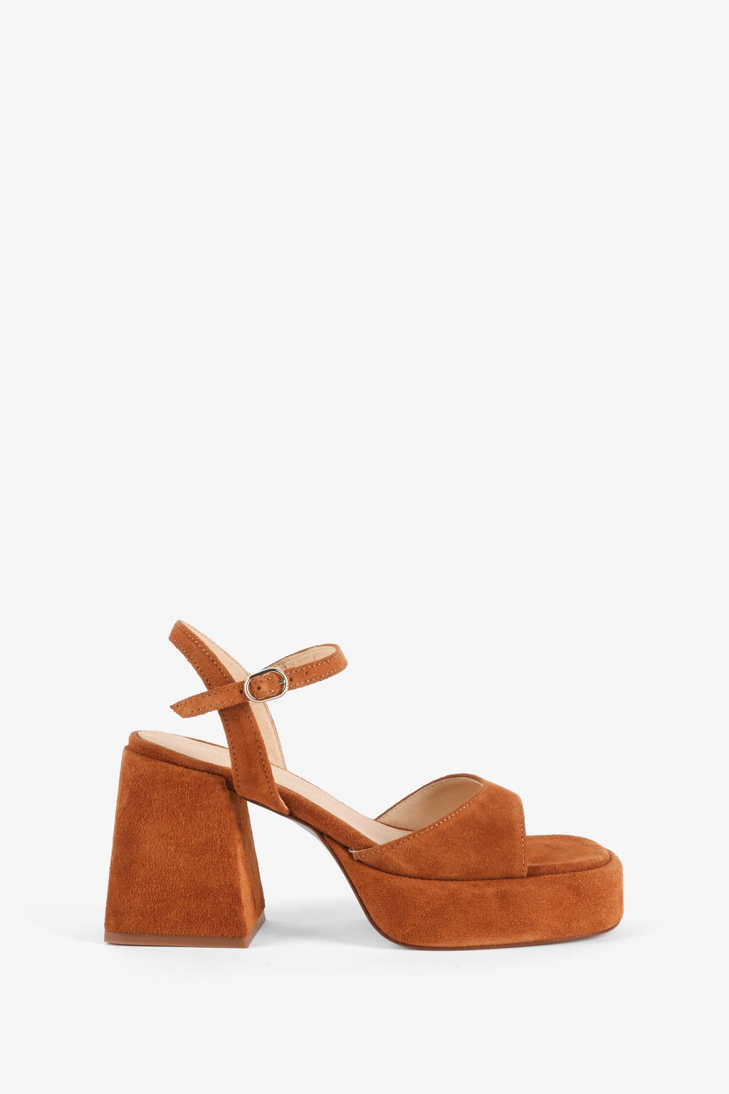 "INTENTIONALLY __________." Tune Platform Slingback Heel - Chestnut