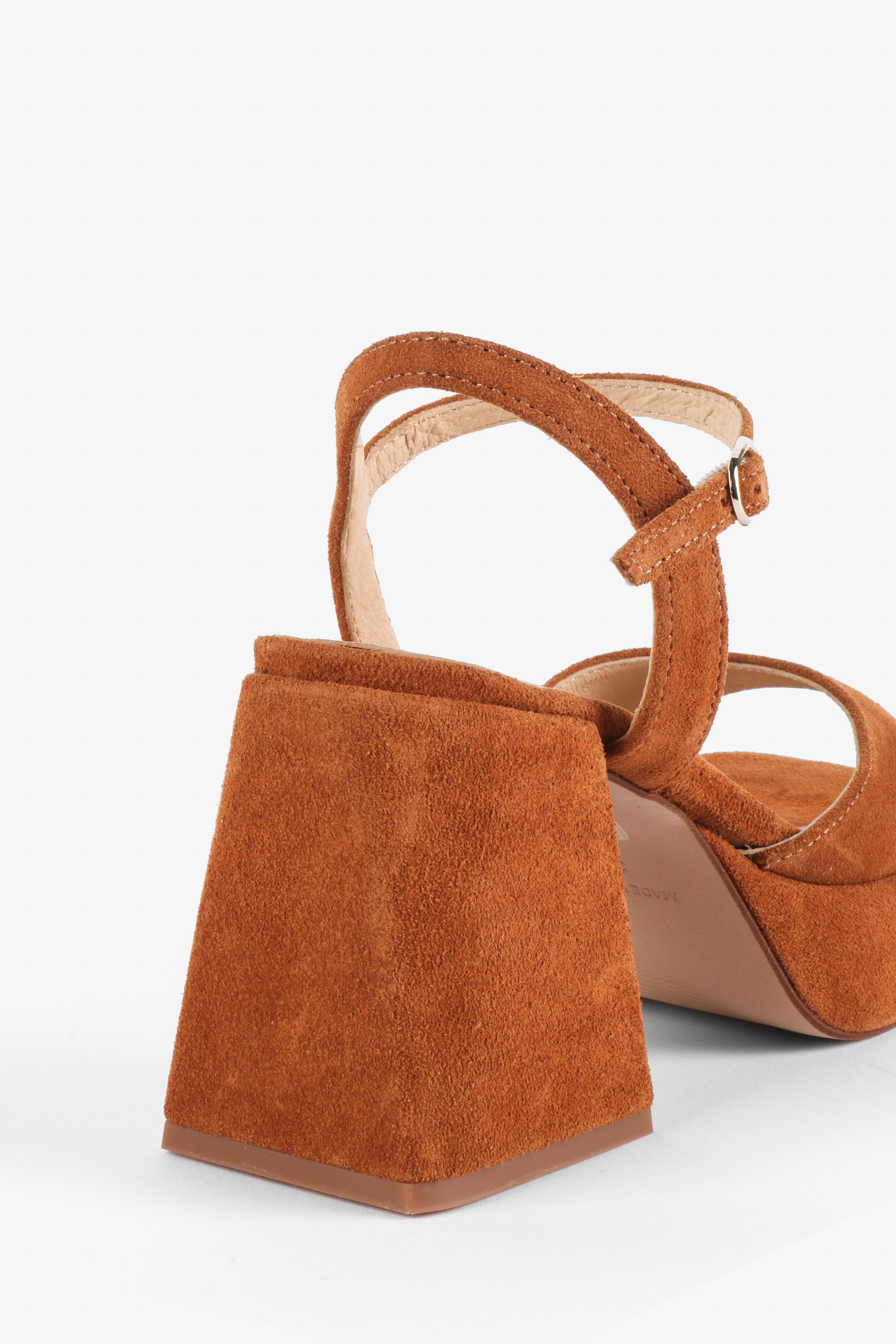 "INTENTIONALLY __________." Tune Platform Slingback Heel - Chestnut