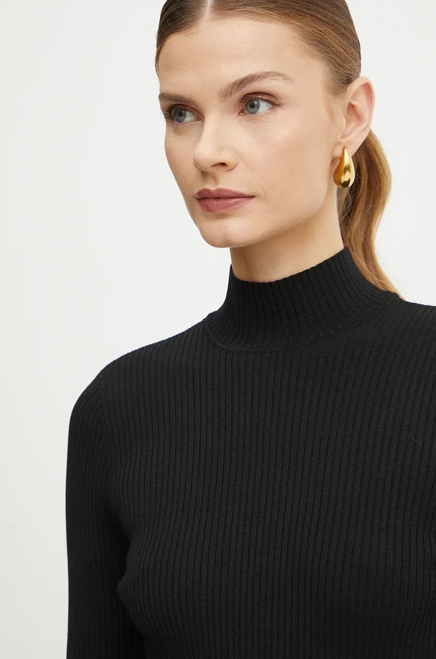 Twinset Chandail Dos Ouvert Top - Black