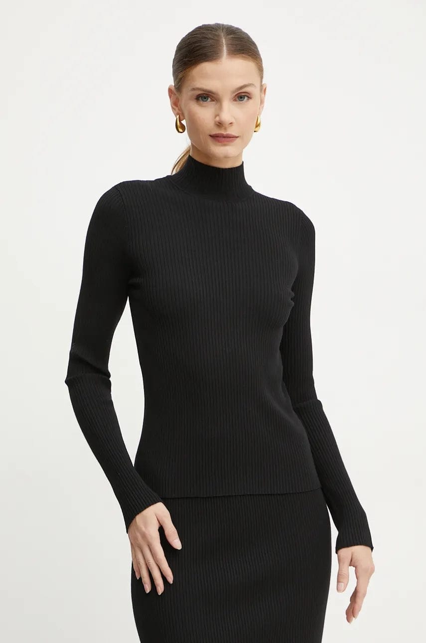 Twinset Chandail Dos Ouvert Top - Black