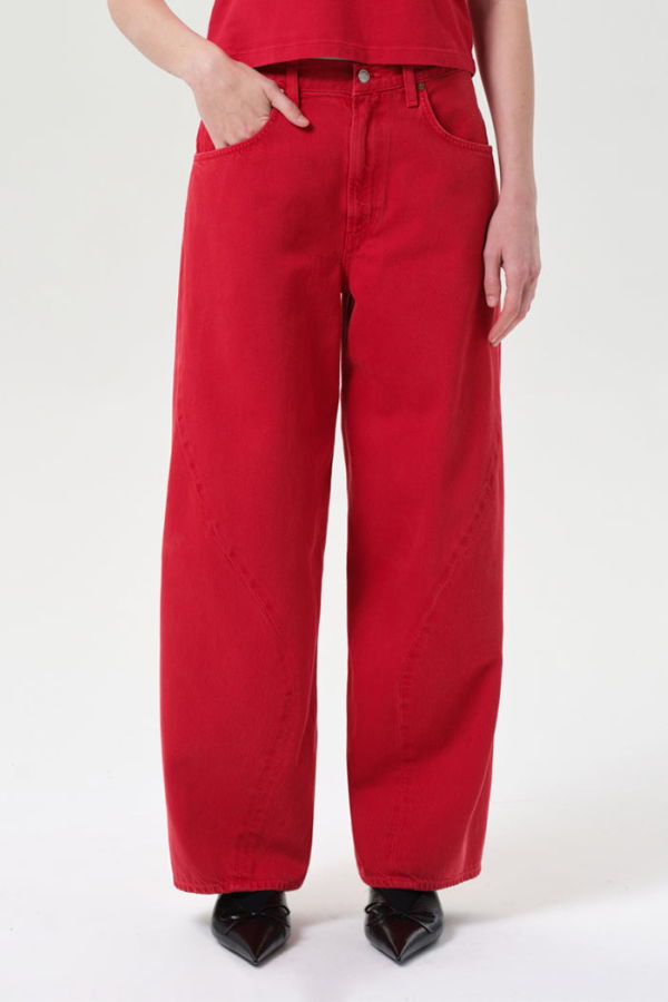 AGOLDE Twist Jean Jeans - Tomato