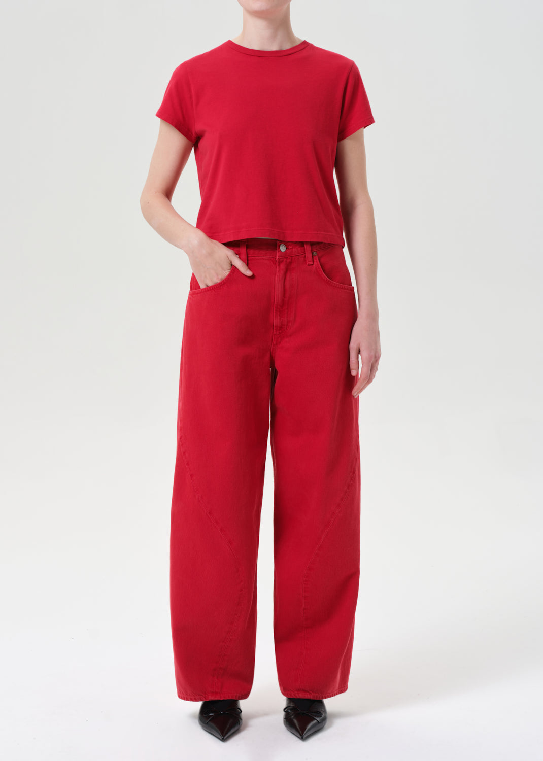 AGOLDE Twist Jean Jeans - Tomato