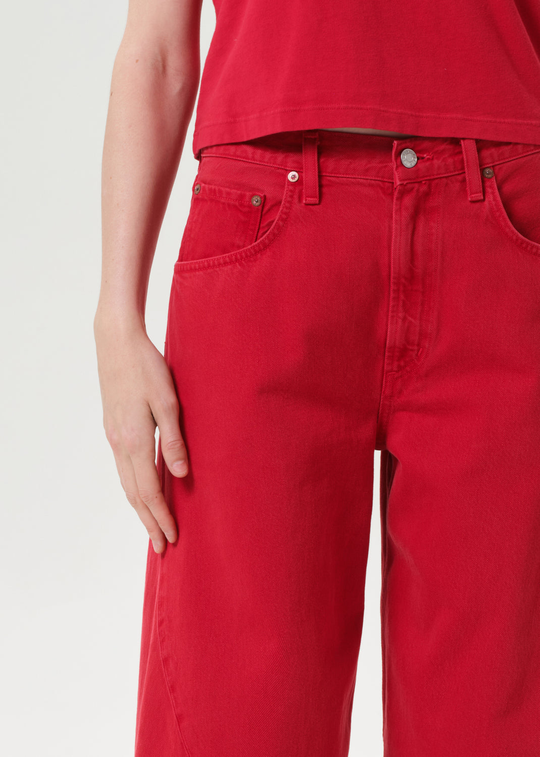 AGOLDE Twist Jean Jeans - Tomato