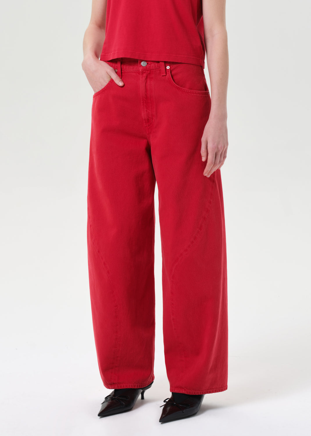 AGOLDE Twist Jean Jeans - Tomato