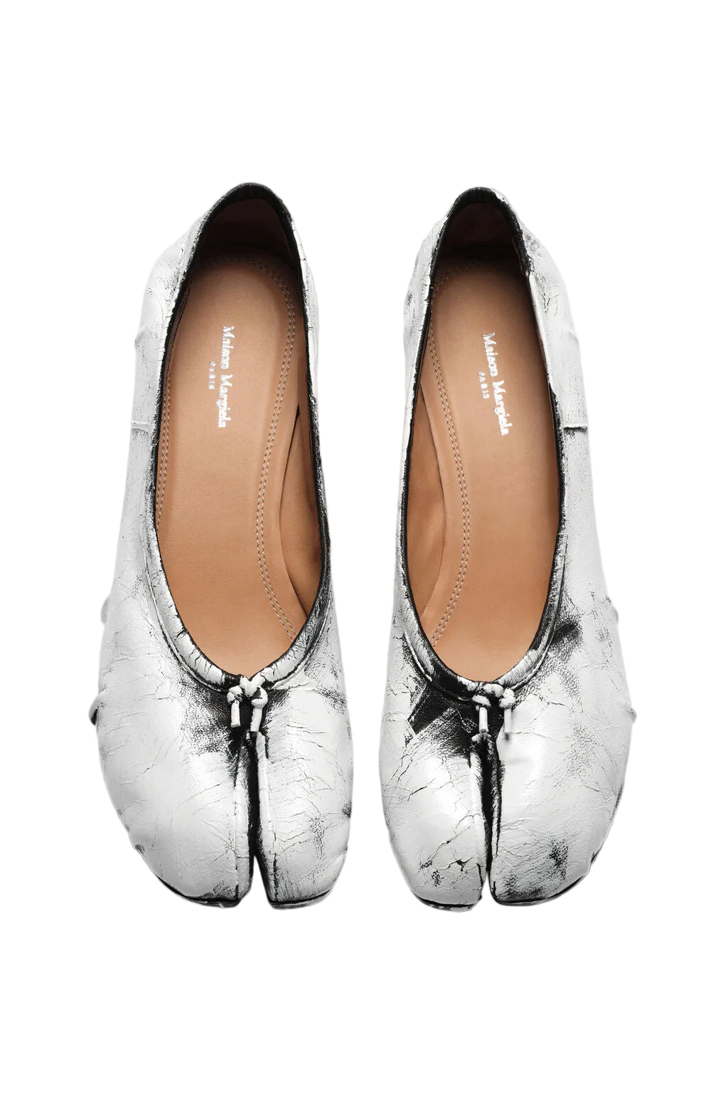 Maison Margiela Tabi New Ballerina Flats - Black/White