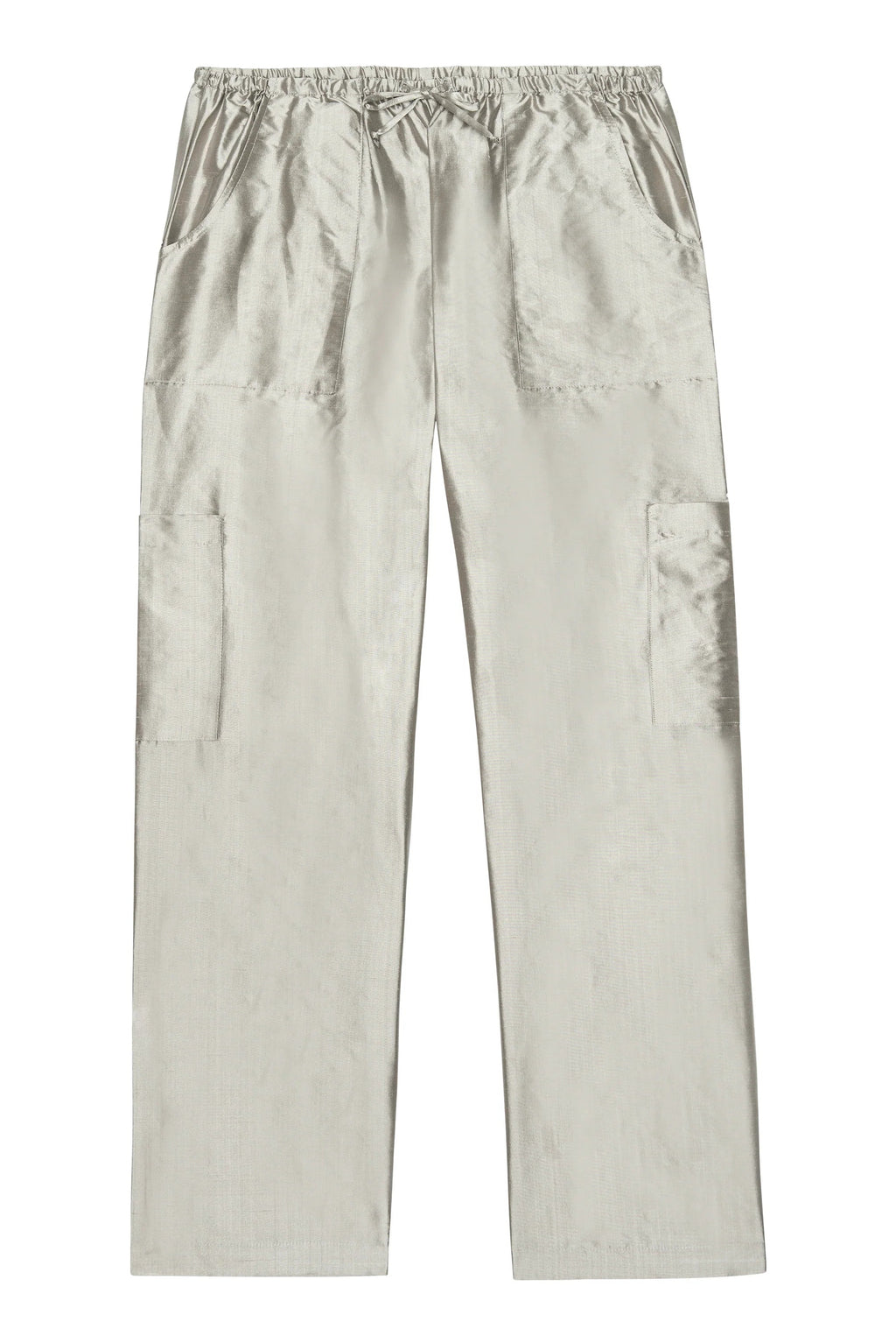 Donni. Taffeta Drawstring Cargo Pant