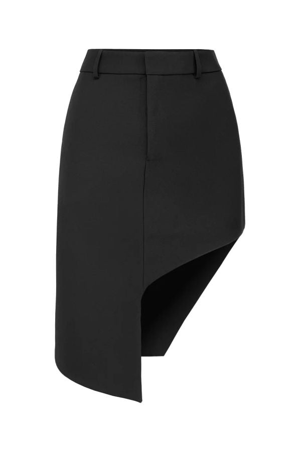 Coperni Tailored Asymmetric Skirt - Black Skirt