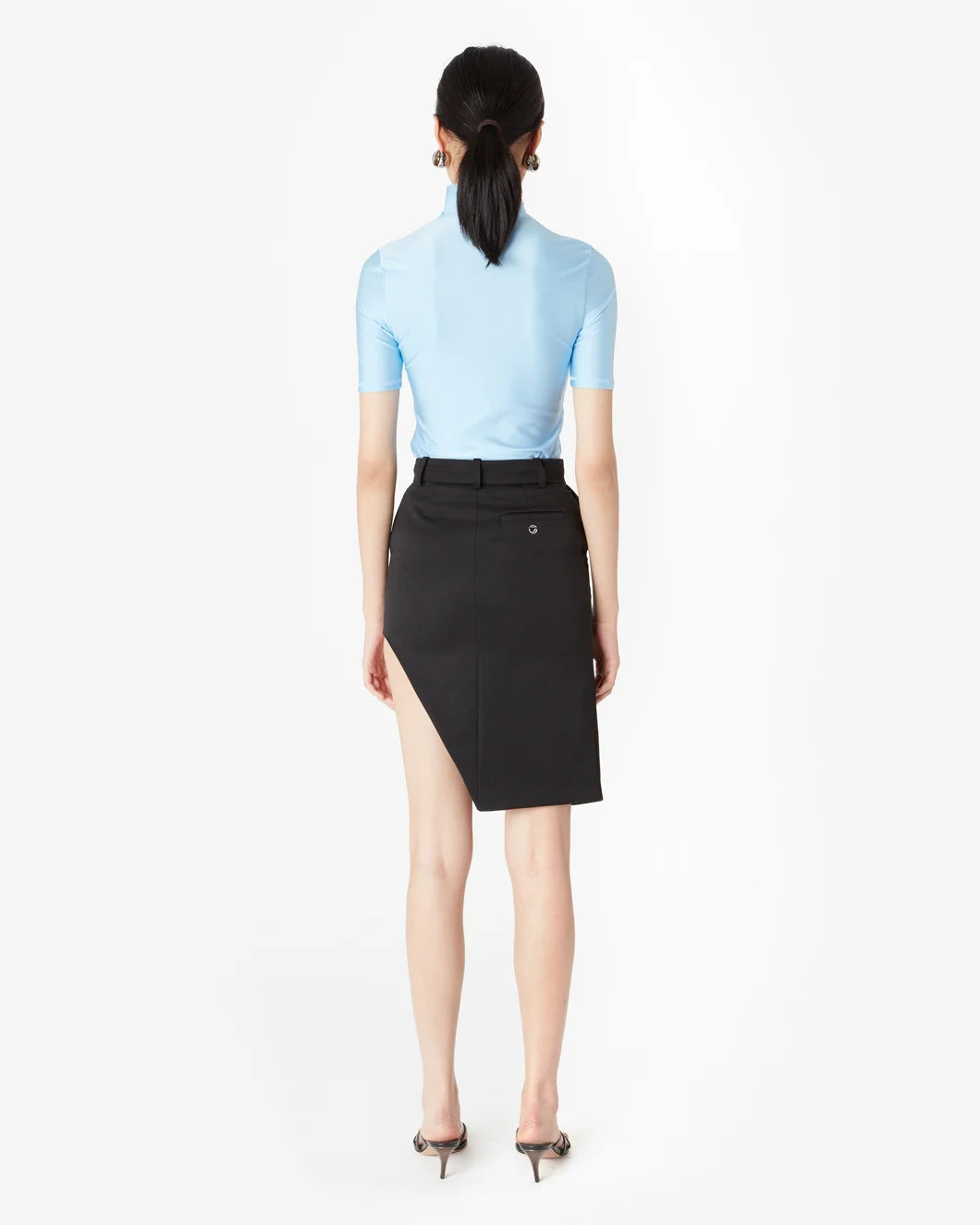 Coperni Tailored Asymmetric Skirt - Black Skirt