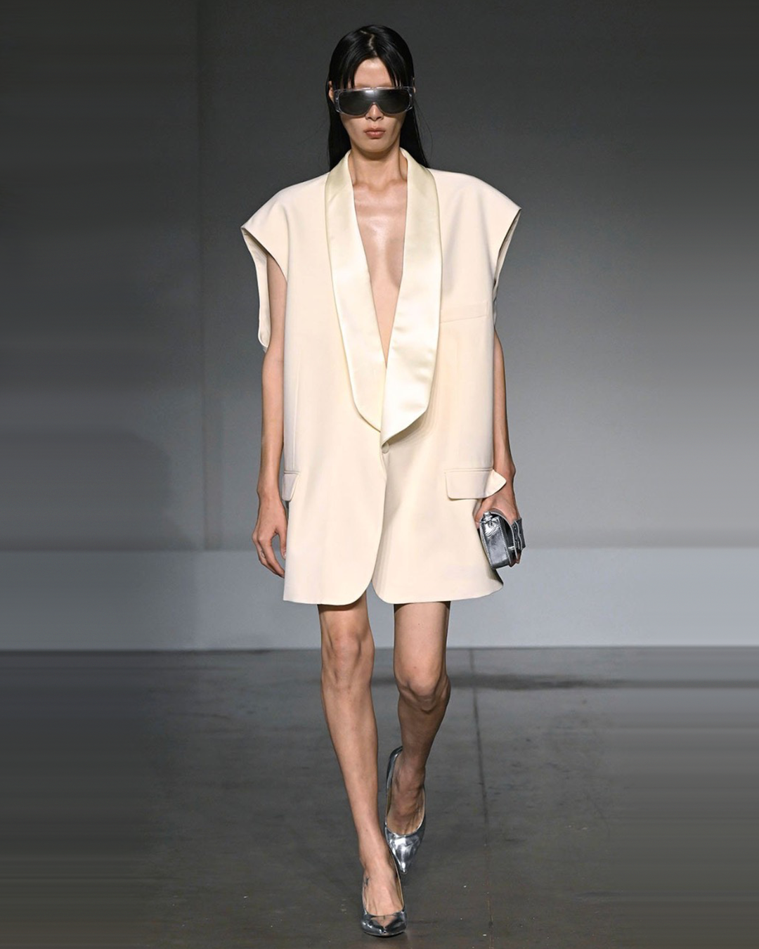 MM6 Maison Margiela Tailored Waistcoat - Pale Yellow