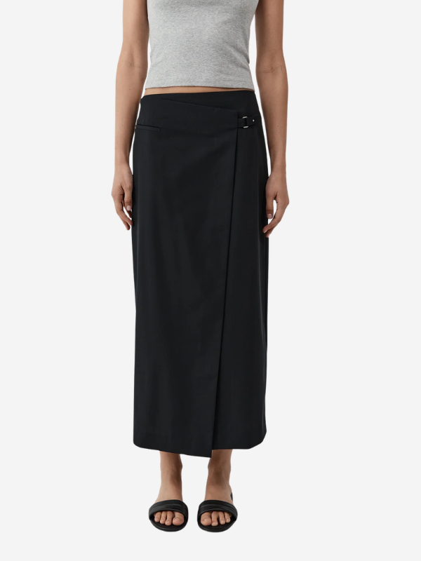 St. Agni Tailored Wrap Skirt