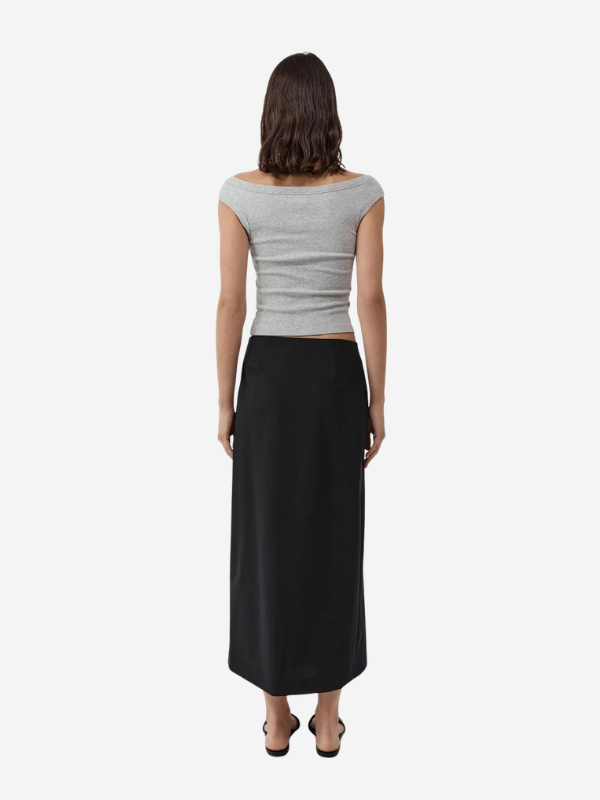 St. Agni Tailored Wrap Skirt