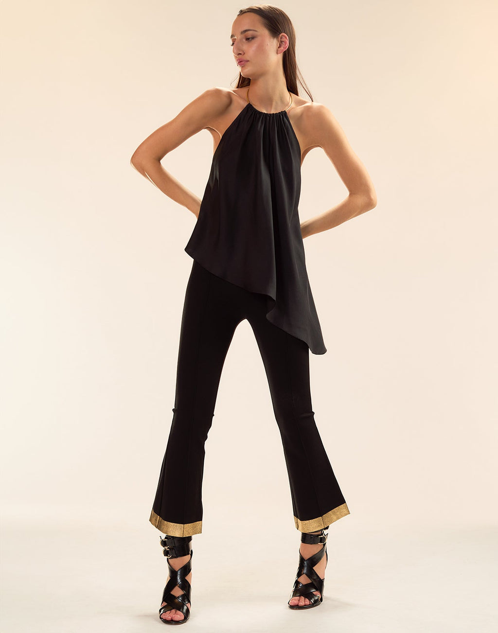 Cynthia Rowley Talita Silk Blouse - Black