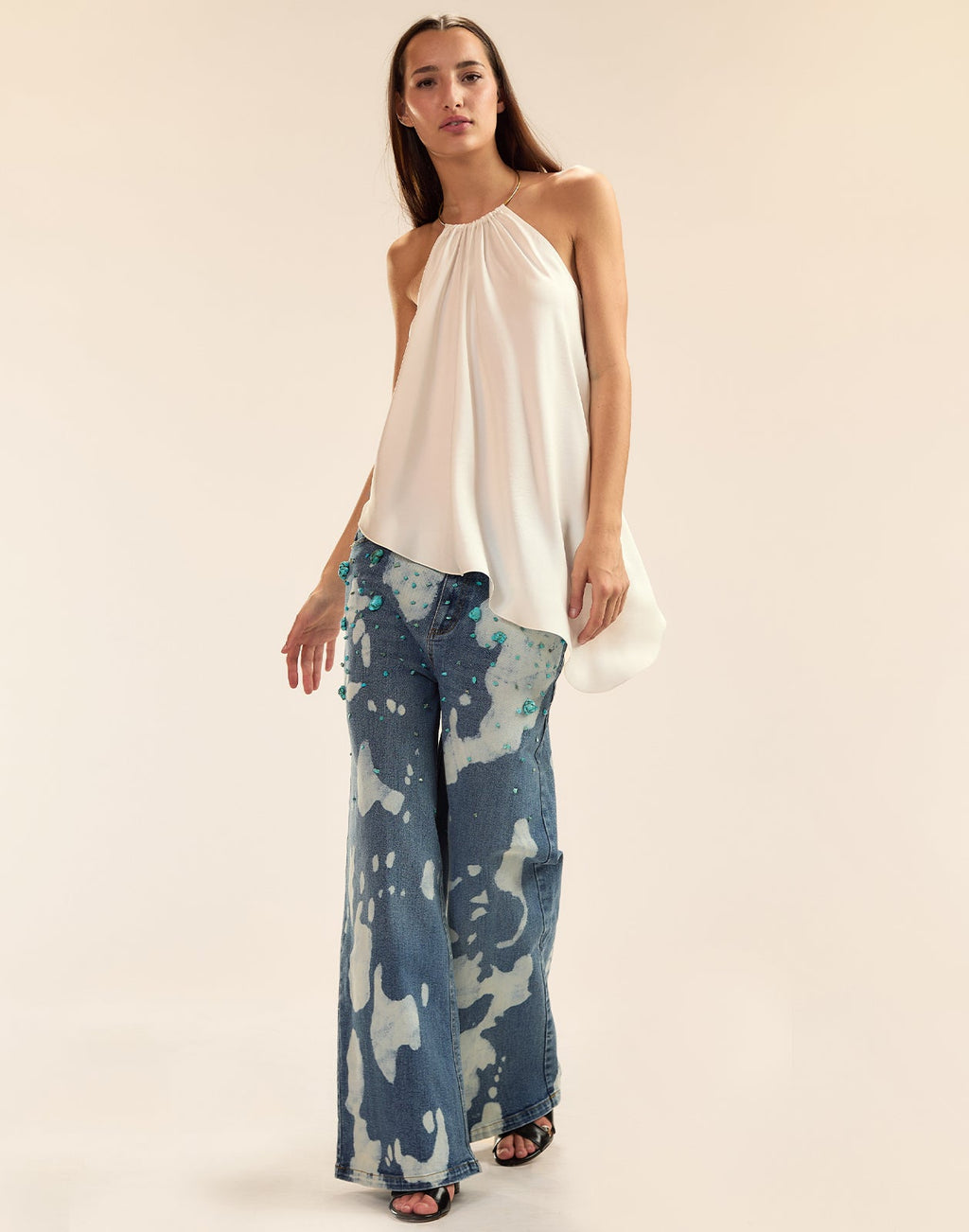 Cynthia Rowley Talita Silk Blouse - White