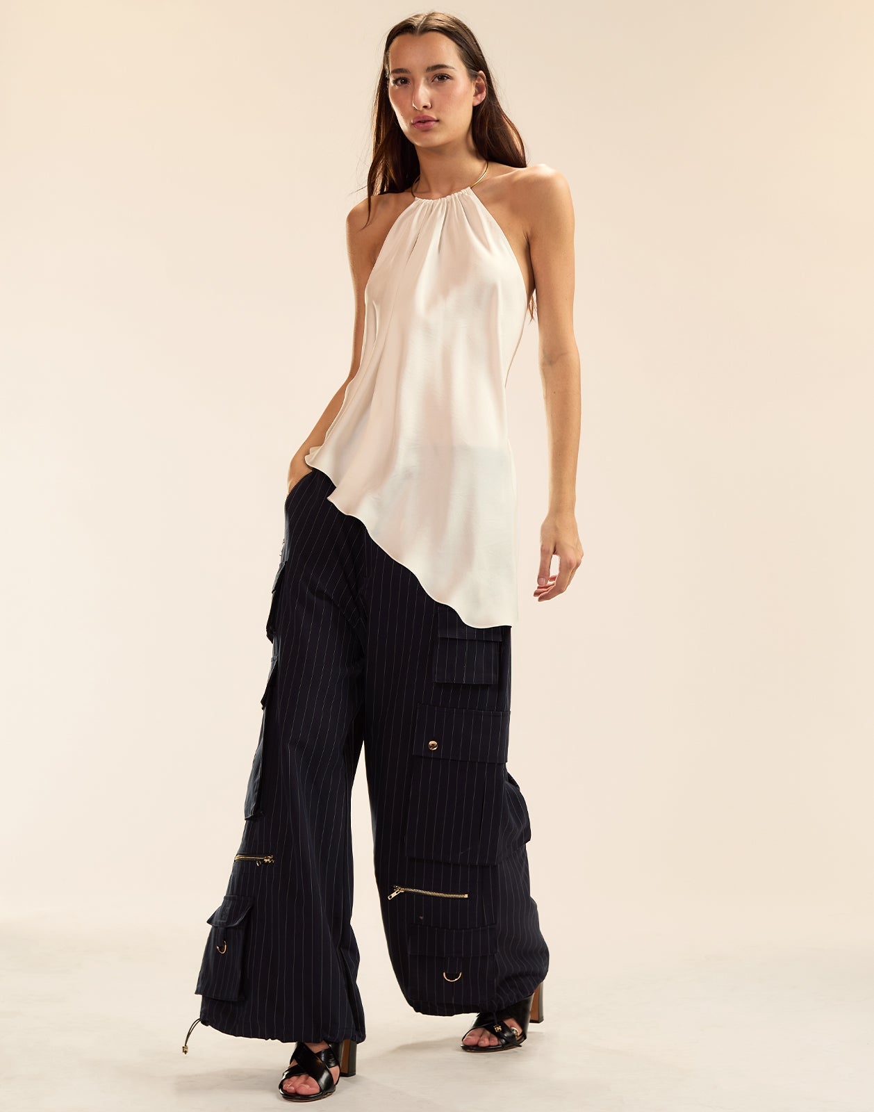 Cynthia Rowley Talita Silk Blouse - White