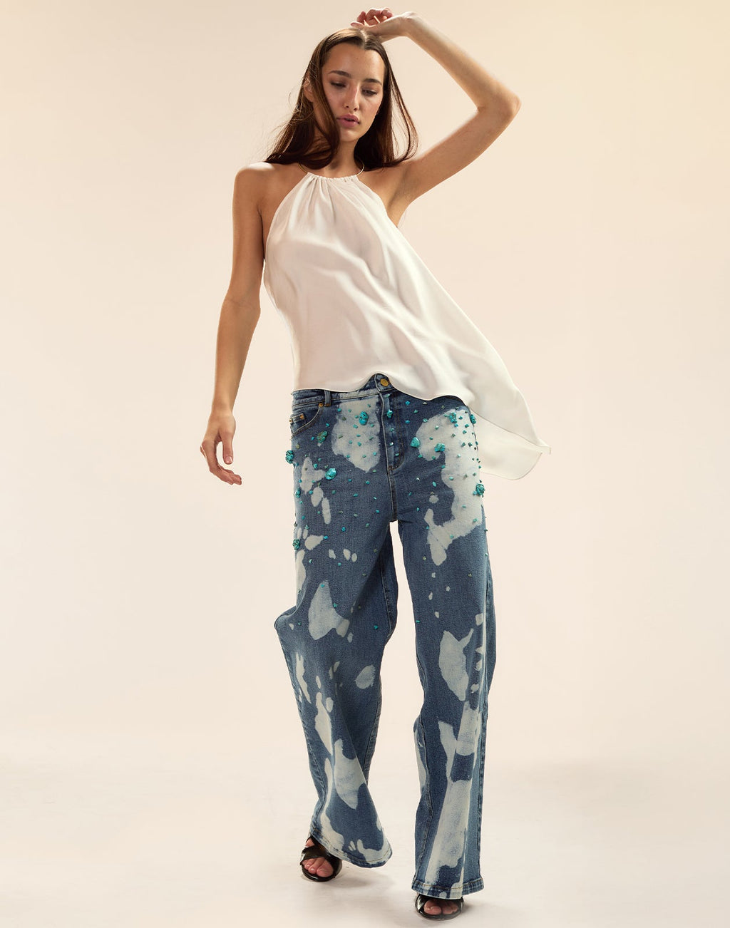 Cynthia Rowley Talita Silk Blouse - White