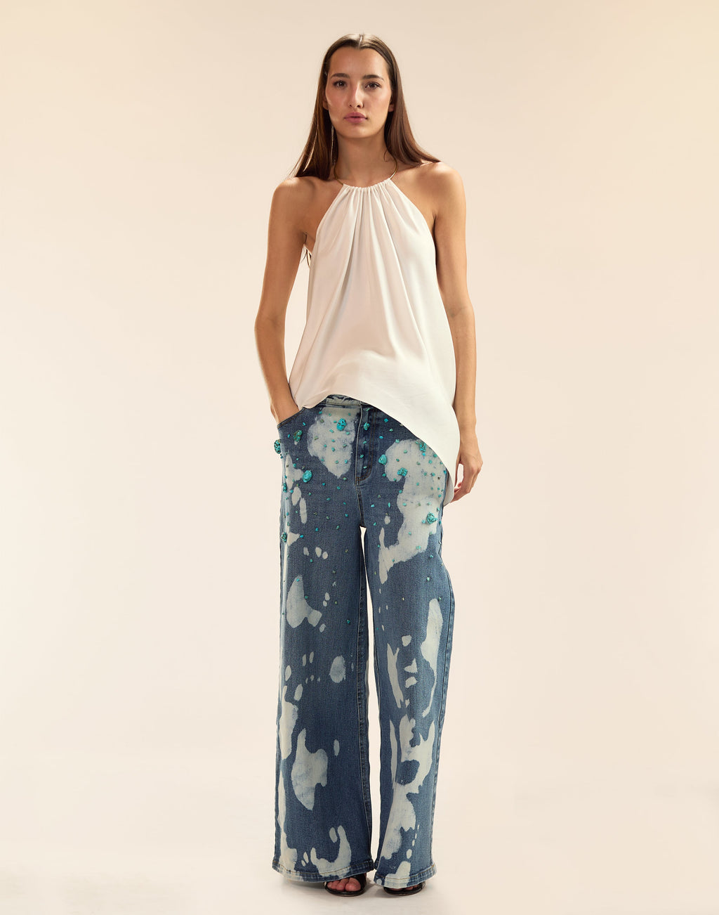 Cynthia Rowley Talita Silk Blouse - White