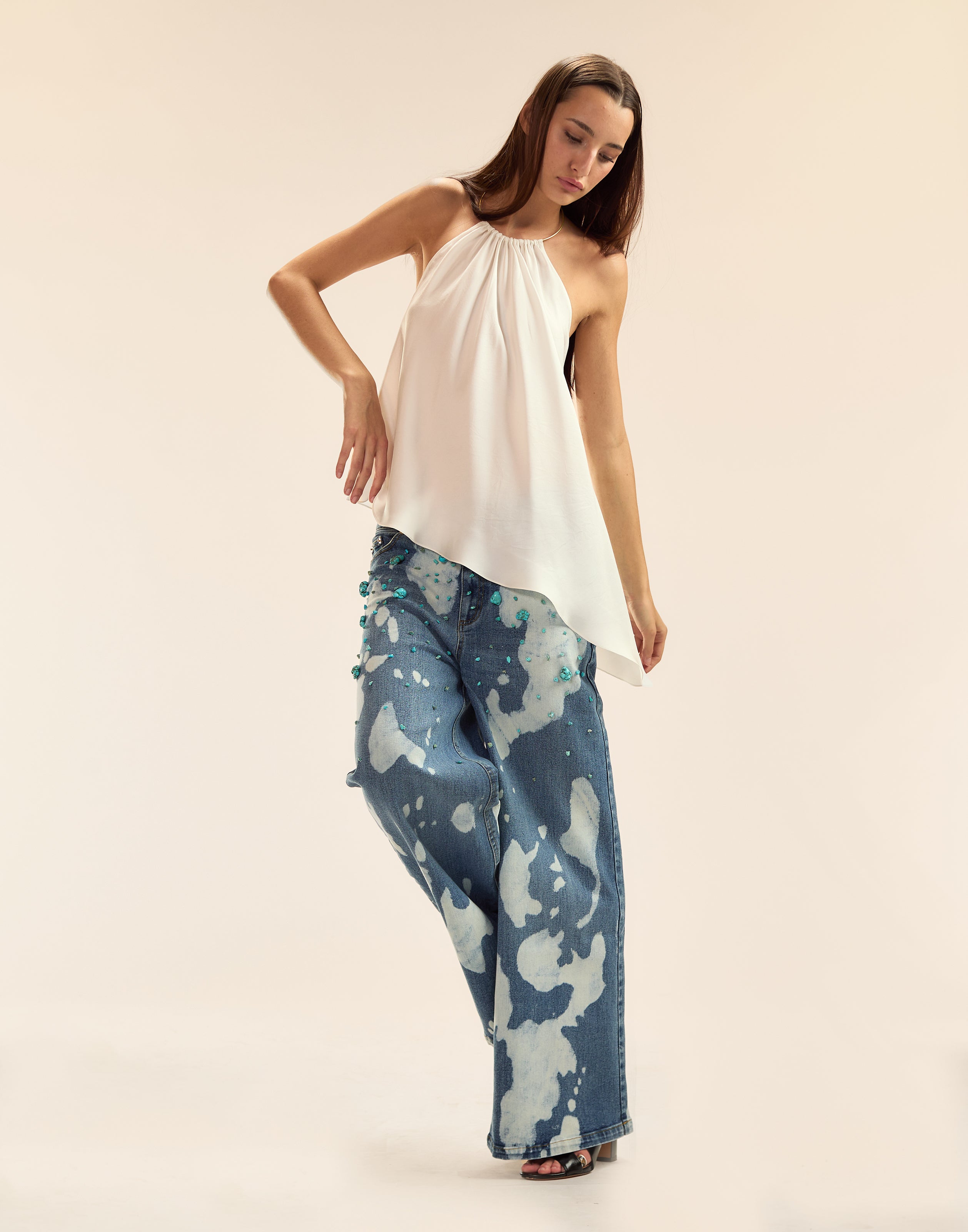 Cynthia Rowley Talita Silk Blouse - White