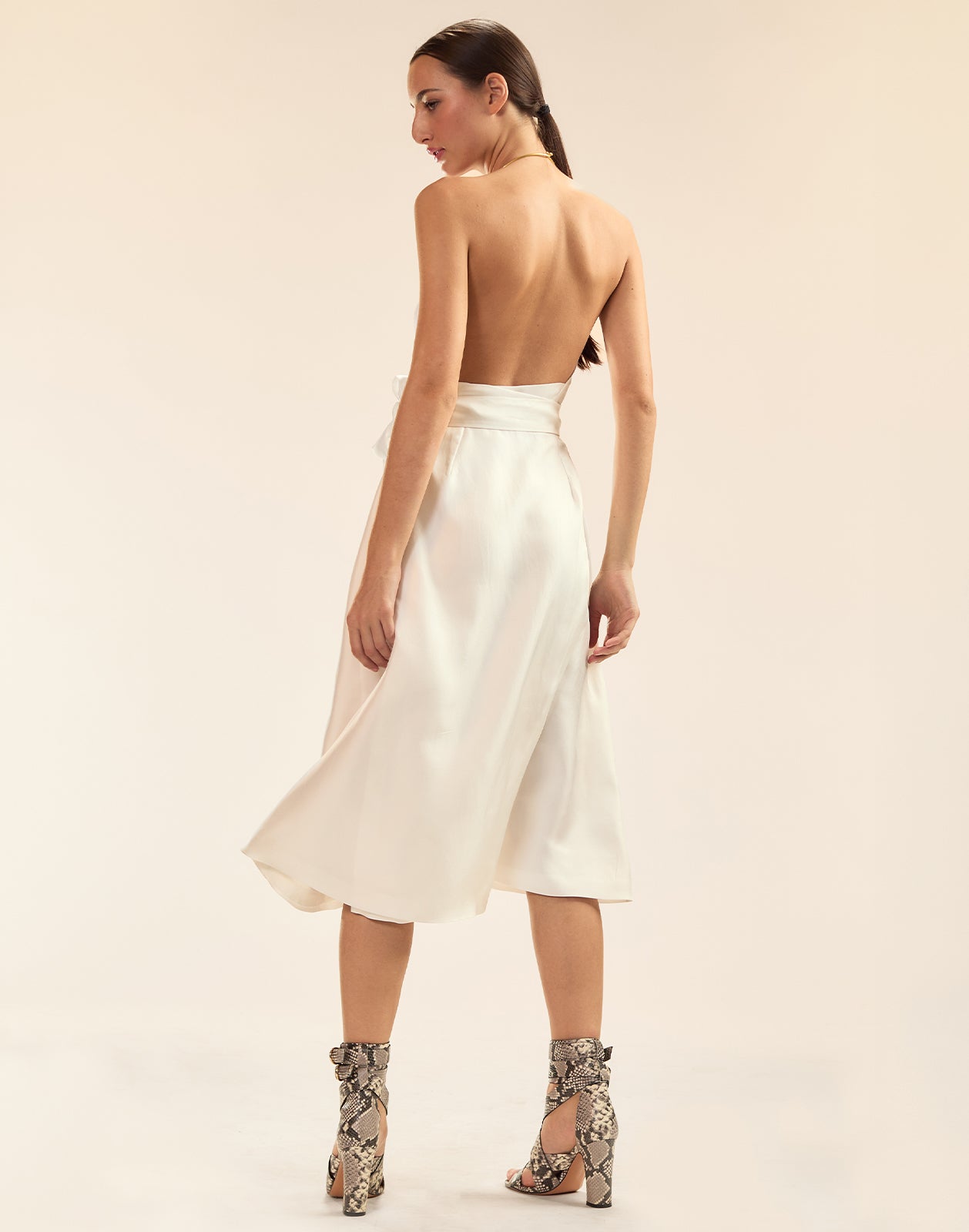 Cynthia Rowley Talita Silk Wrap Dress - White