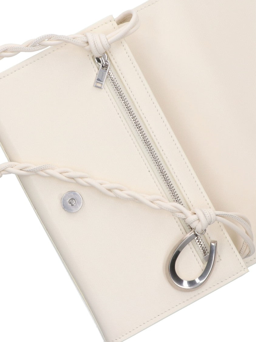 Jil Sander Tangle Wallet - White