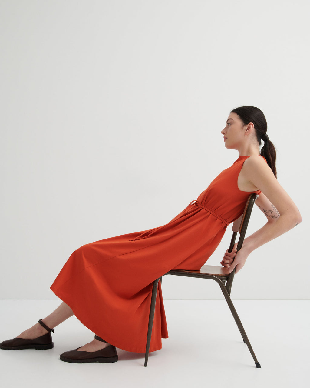 Kowtow Tank Swing Dress - Nasturtium
