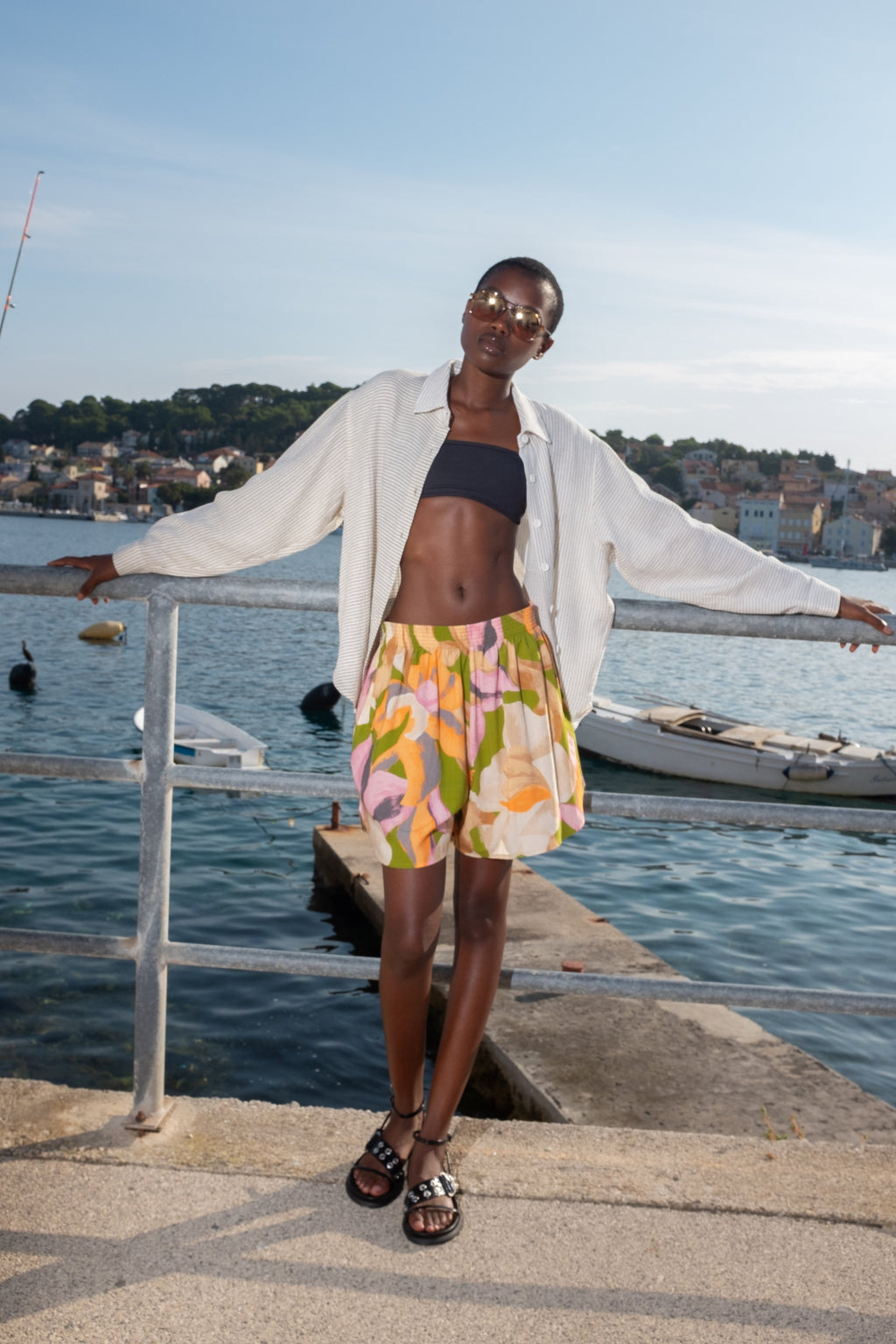 Untitled in Motion Tapan Short - Fresco Floral Short