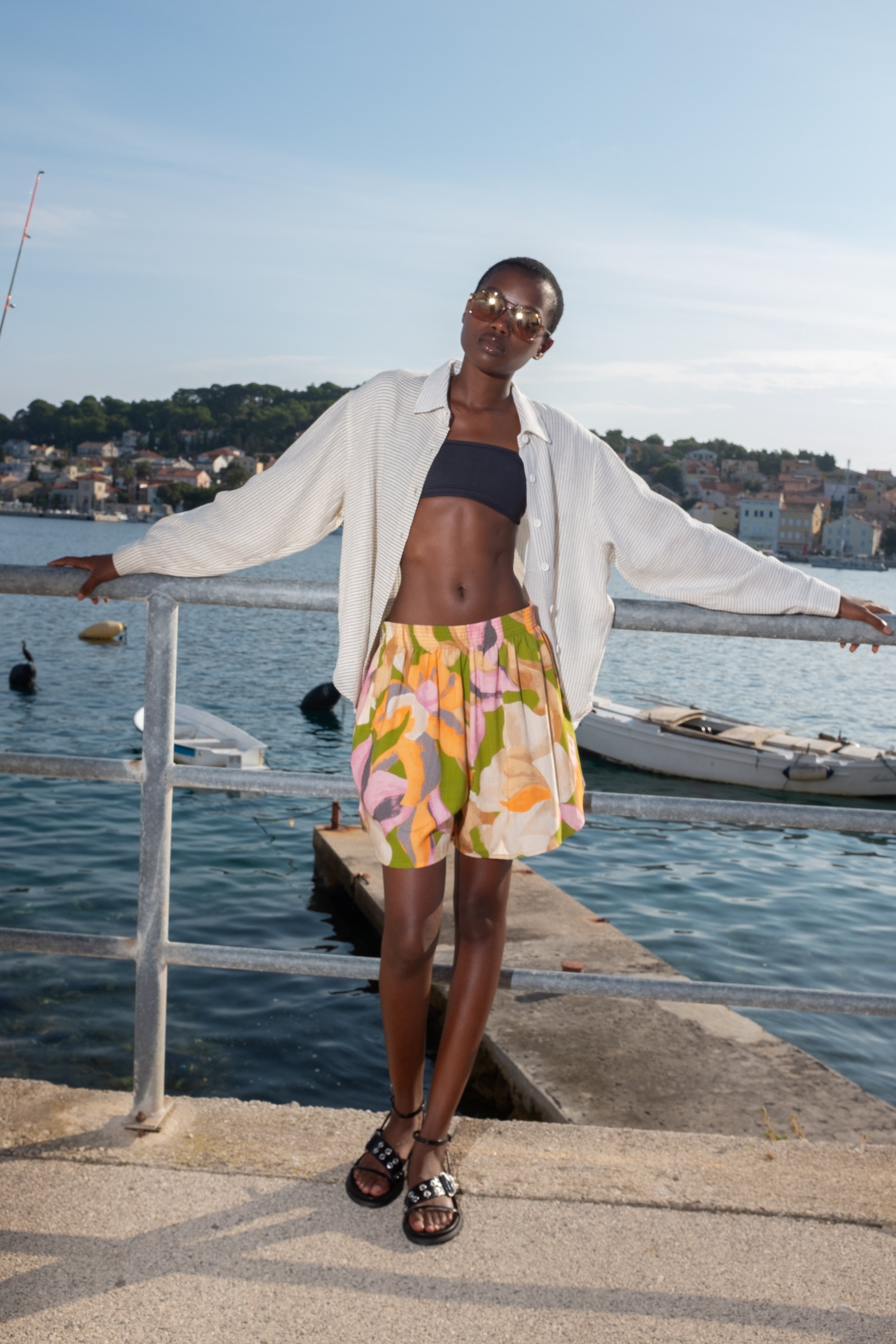 Untitled in Motion Tapan Short - Fresco Floral Short