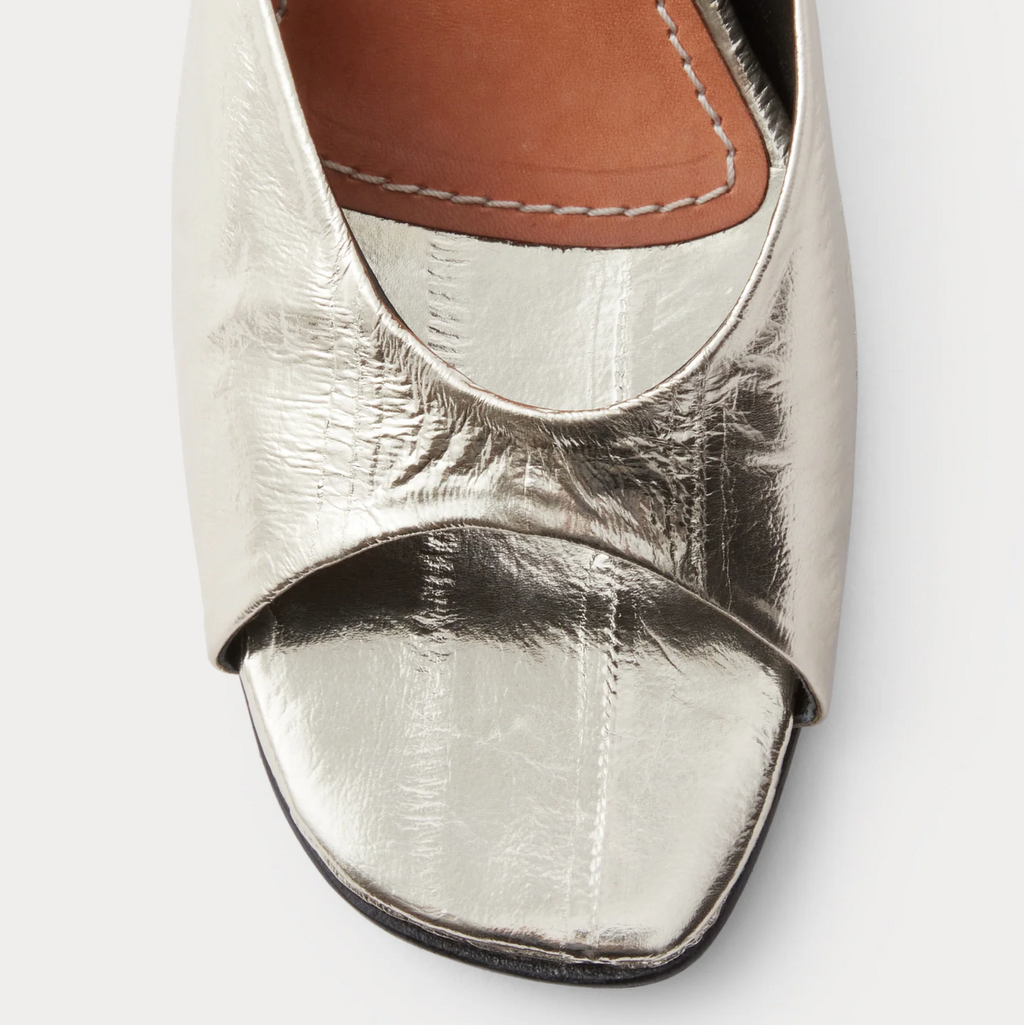 Rachel Comey Taro Heel Mules - Gold