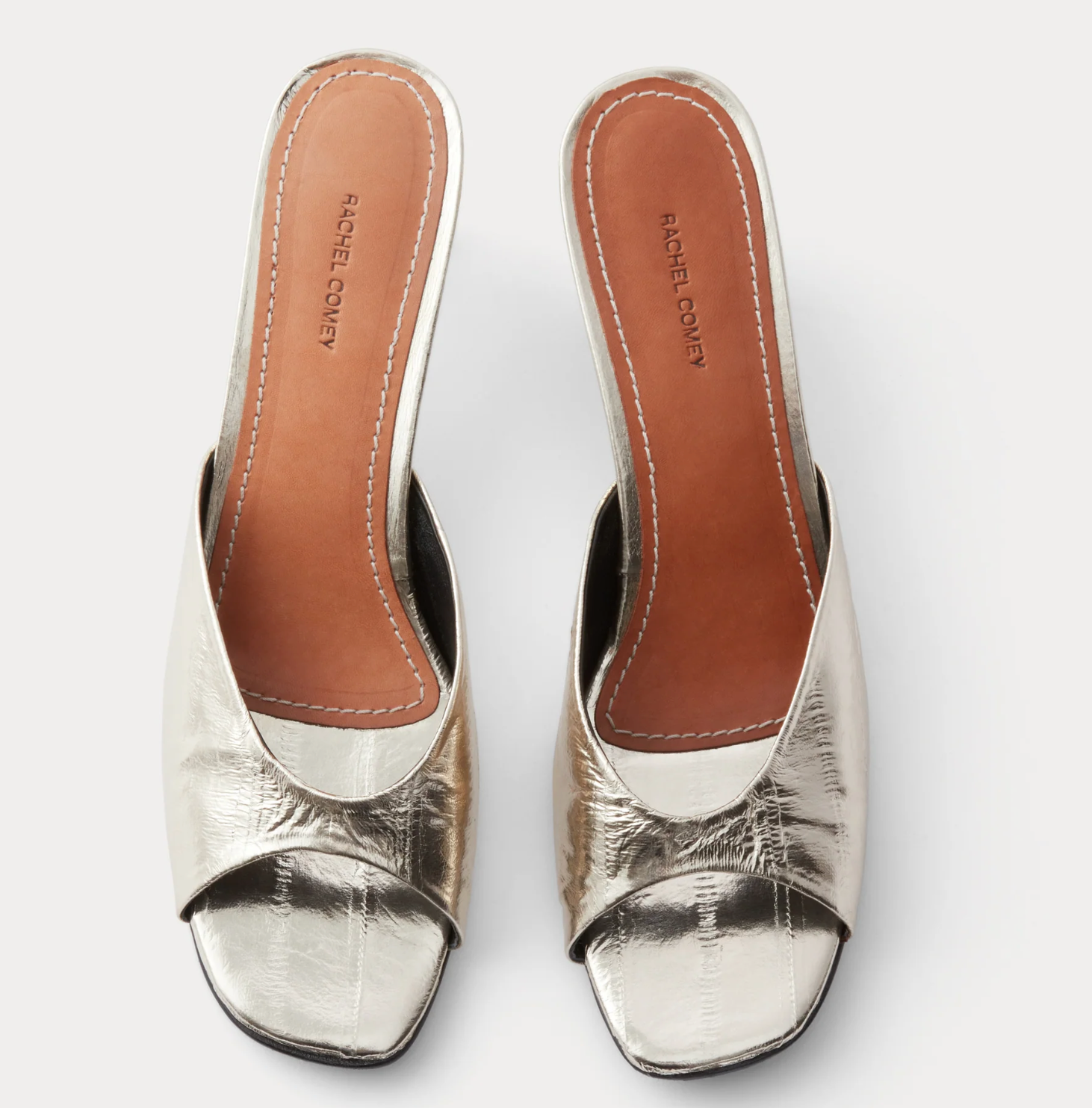 Rachel Comey Taro Heel Mules - Gold