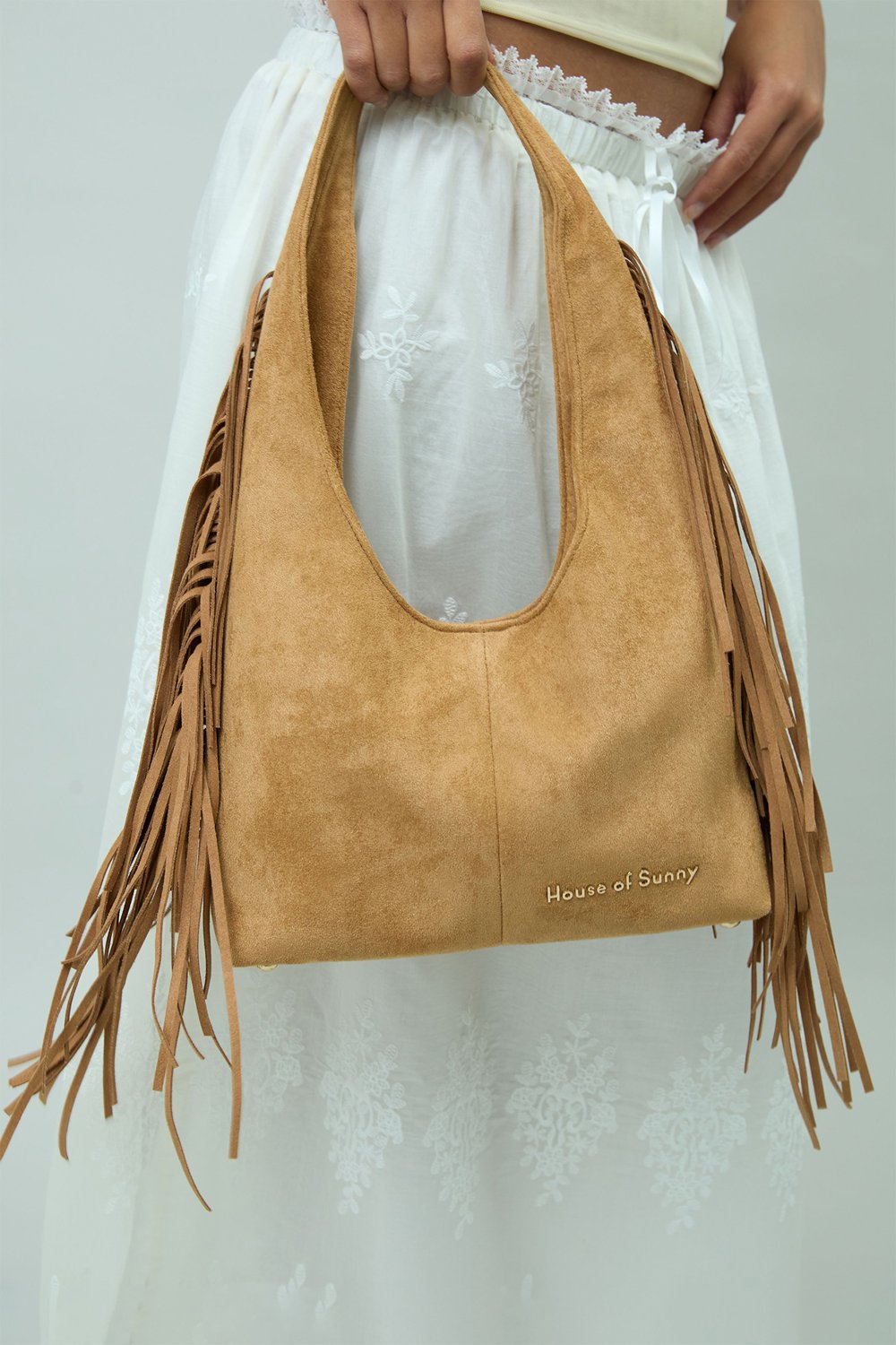 House of Sunny Tassel Sling Bag