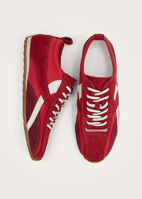 Alohas Tb.304 Nylon Red Leather Sneakers