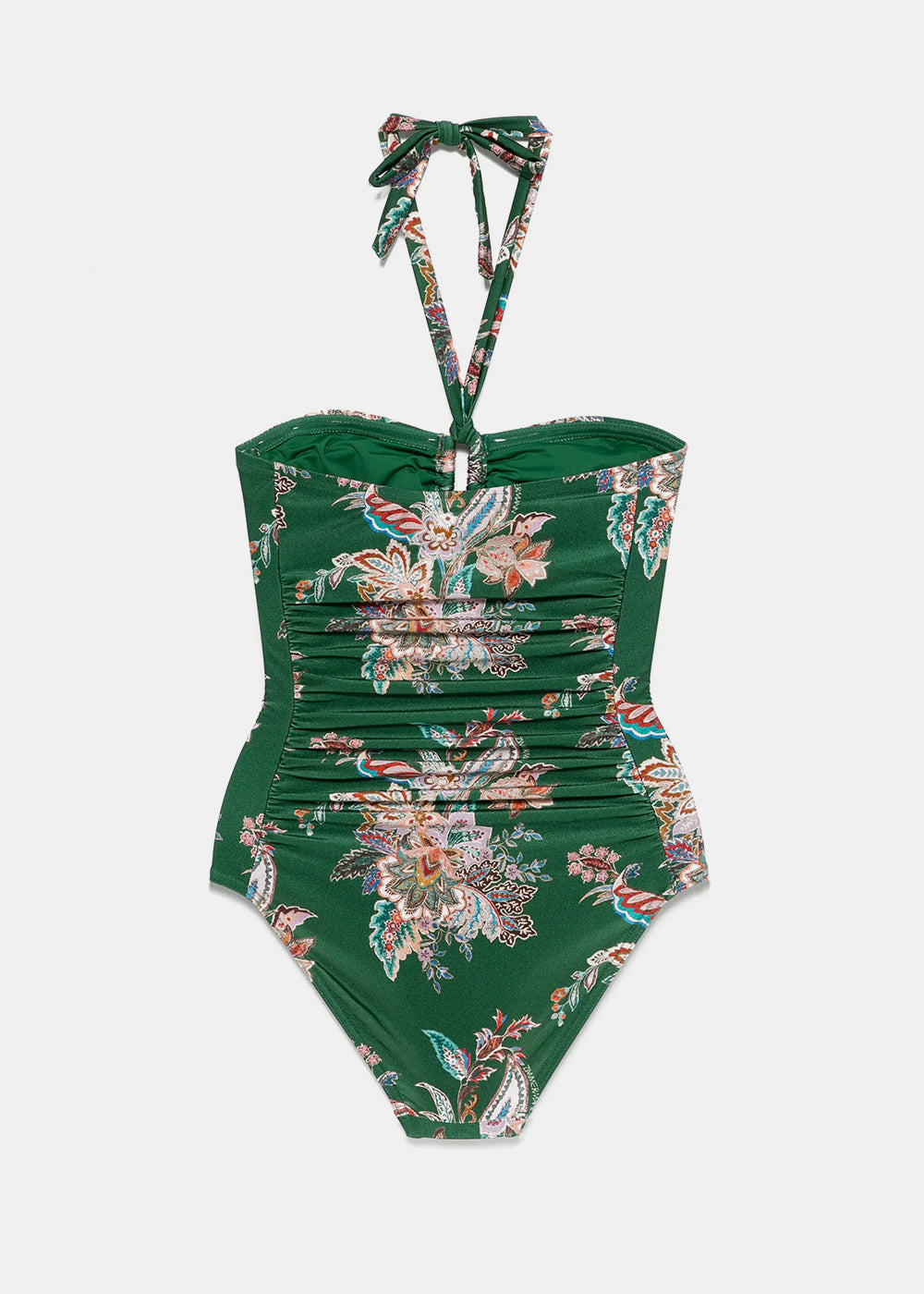 Zimmermann Rhiannon Wide Link Swimsuit - Teal Multi Paisley