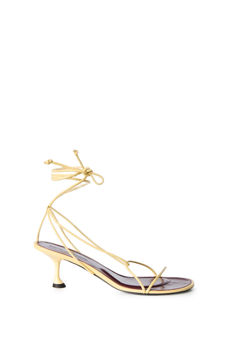 Proenza Schouler Tee Ankle Strap Sandals - Yellow