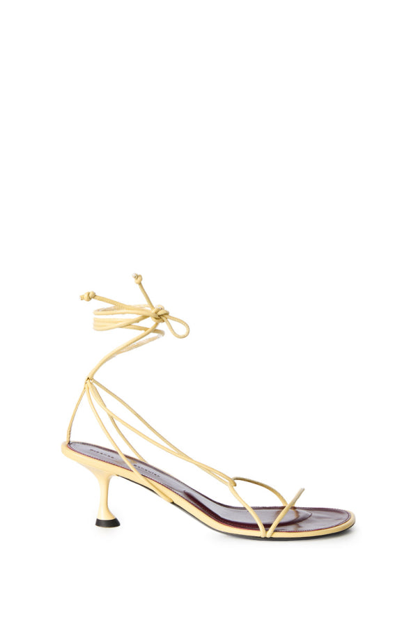 Proenza Schouler Tee Ankle Strap Sandals - Yellow