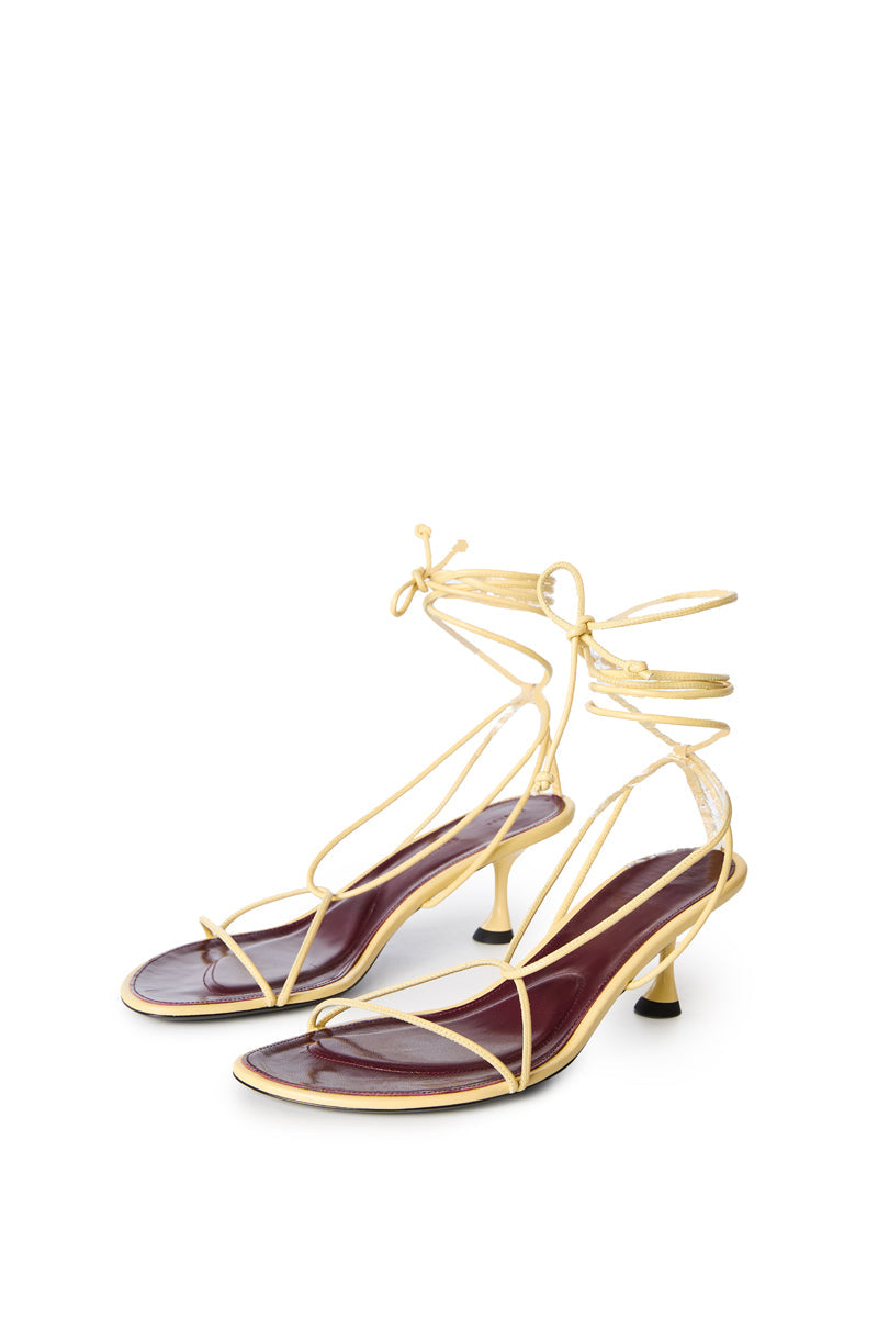 Proenza Schouler Tee Ankle Strap Sandals - Yellow