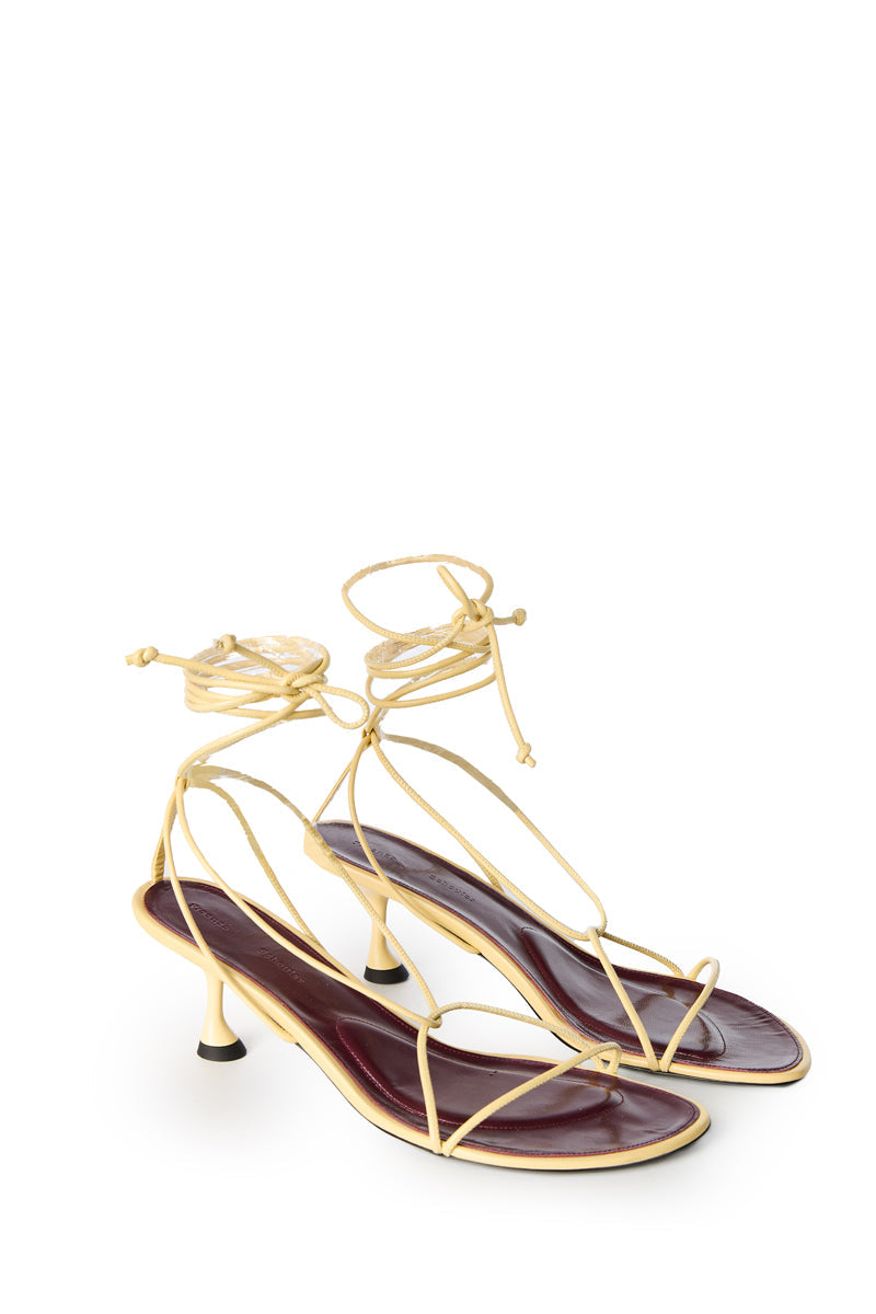 Proenza Schouler Tee Ankle Strap Sandals - Yellow