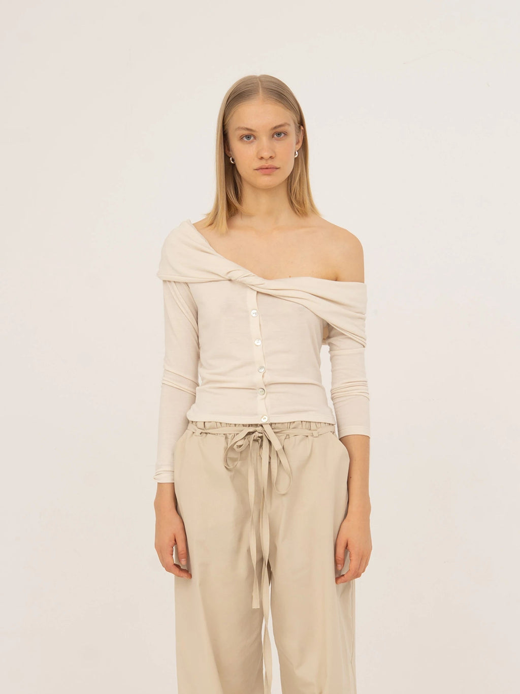 Carmensays Tender Off Shoulder Jersey Top