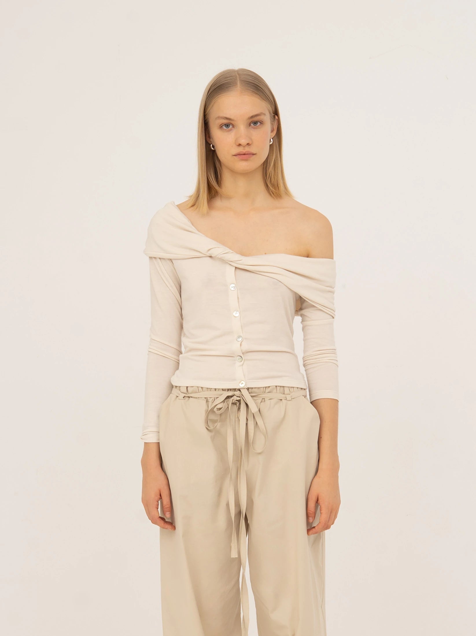 Carmensays Tender Off Shoulder Jersey Top