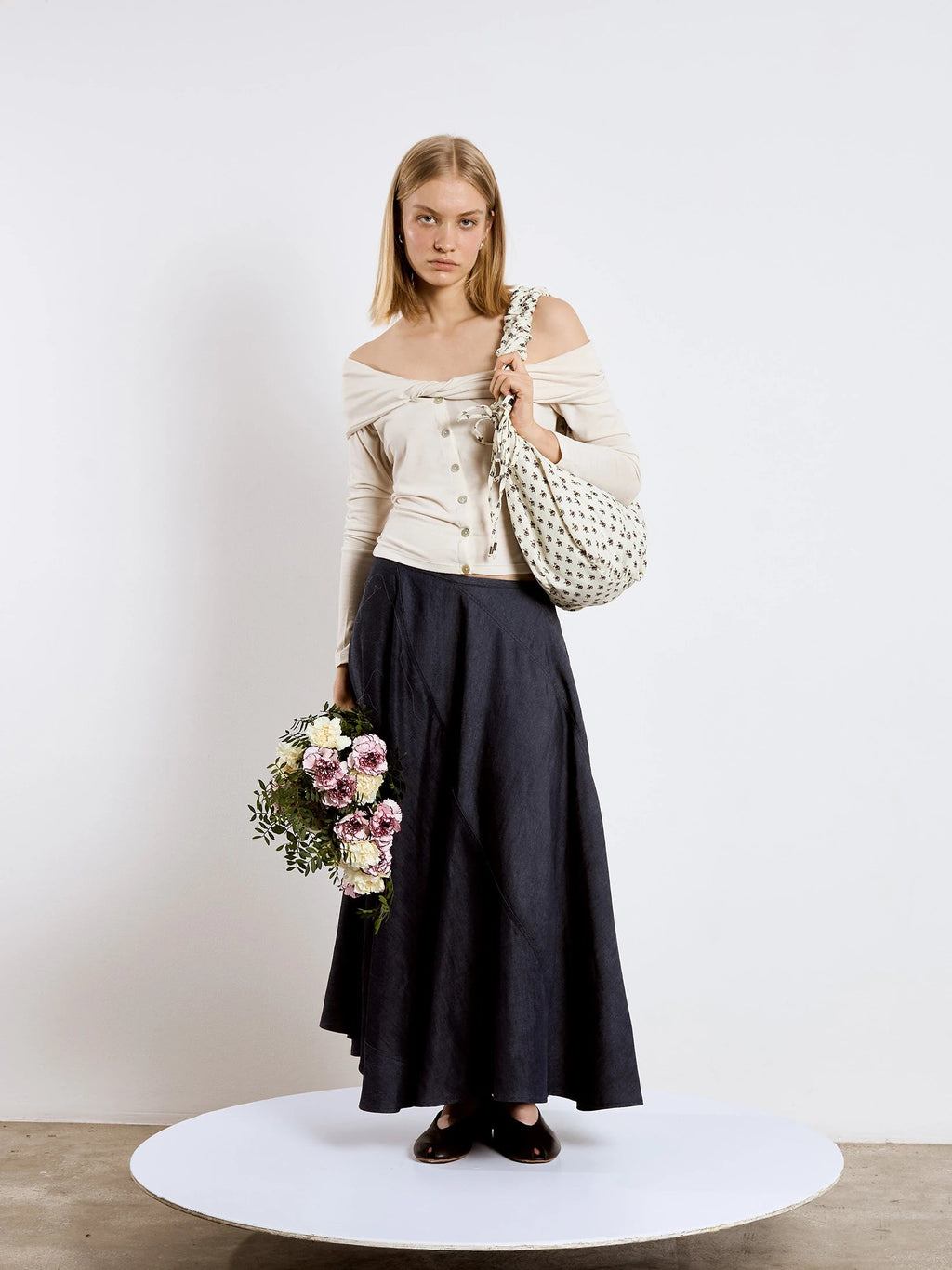Carmensays Tender Off Shoulder Jersey Top