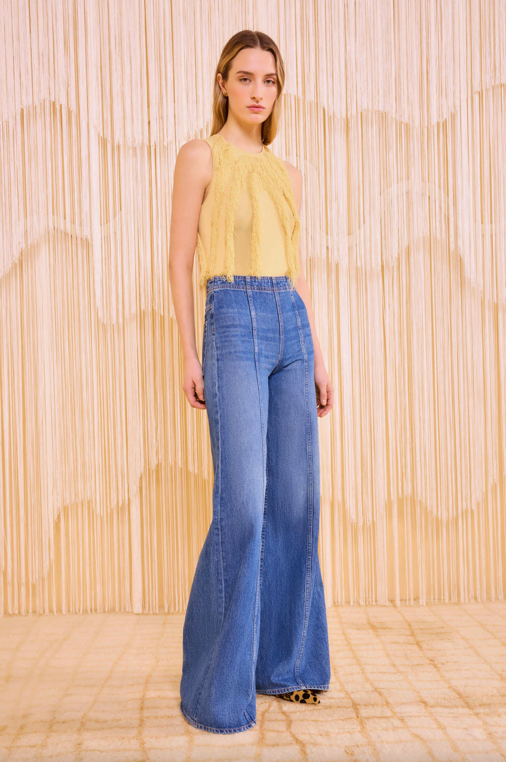 Ulla Johnson Bianca Wide Leg Jean