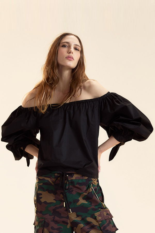 Cynthia Rowley The Bunny Blouse - Black